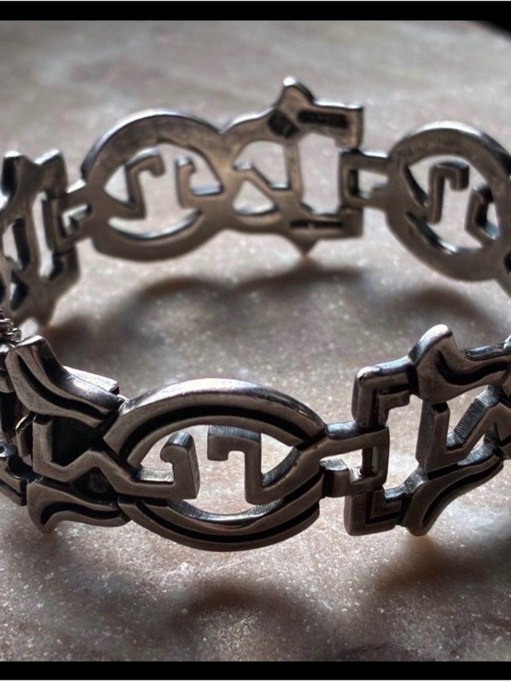 Vintage Sterling Silver Bracelet from Taxco